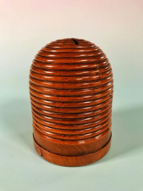 Antique Bee Hive Money Box - Good Size