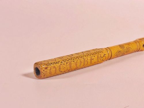 fig 4. Antique Treen Knitting Sheath