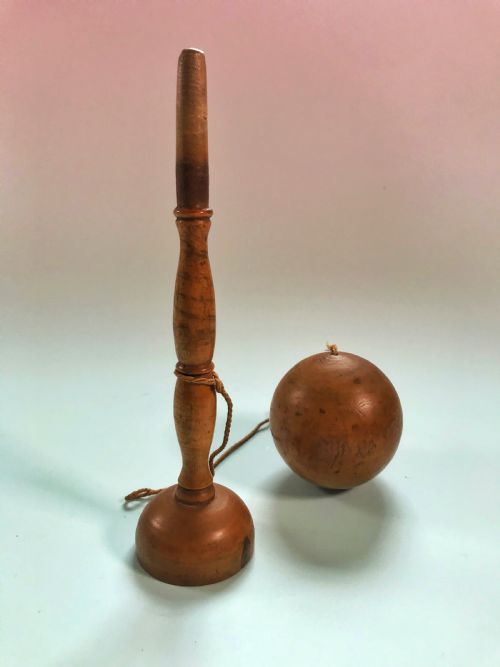 Antique Ball and Cup Game - Treen