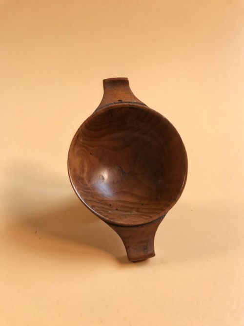 Antique Yew Wood Quaich