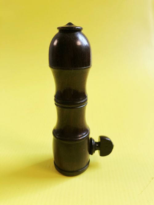 Antique Treen Bone Holder - Rosewood