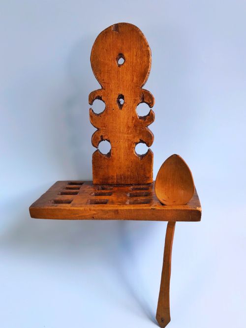 Antique Spoon Rack - Sycamore