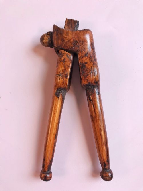 Antique Treen English Nutcracker