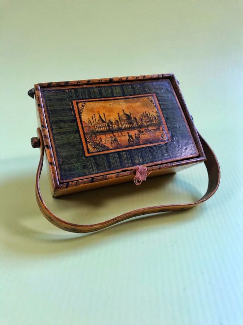 Antique Sewing Box - Royal Brighton Pavillion
