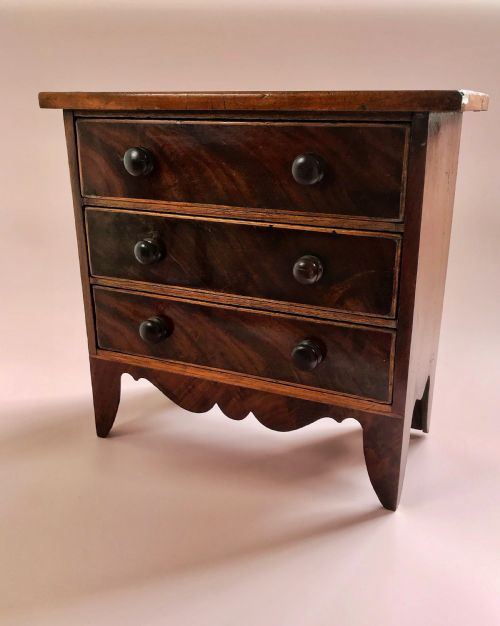 Antique Miniature Georgian Chest - Apprentice Piece