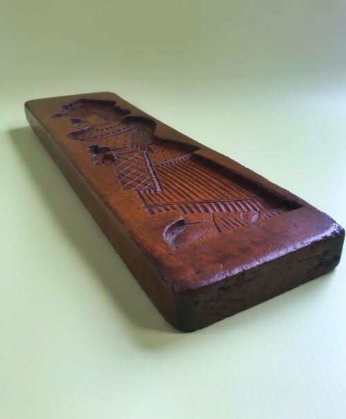 Antique Double Sided Gingerbread Mould - Punch and Judy- Treen
