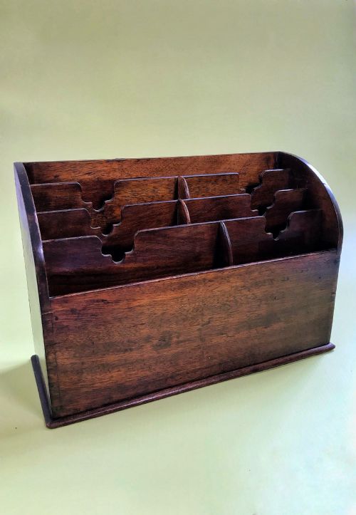 Antique Mahogany Letter/stationery Holder