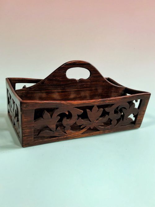 Antique Rosewood Desk Tidy