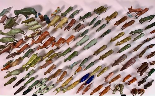fig 4. Antique German Noahs Ark -with over 150 animals & Birds