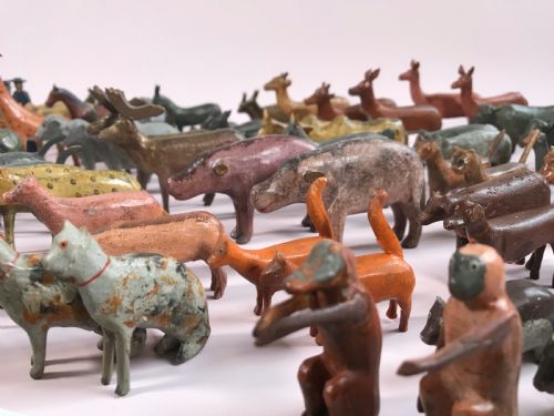 fig 8. Antique German Noahs Ark -with over 150 animals & Birds