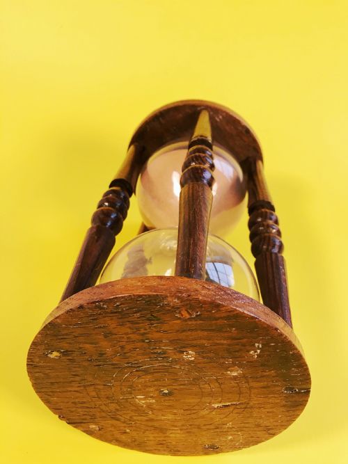 fig 1. Antique Labourers Sand Timer