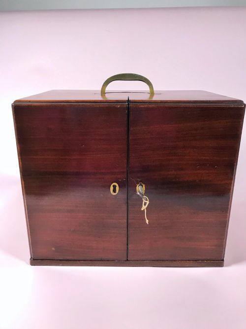fig 2. Antique Apothecary Cabinet - with some amazing contents