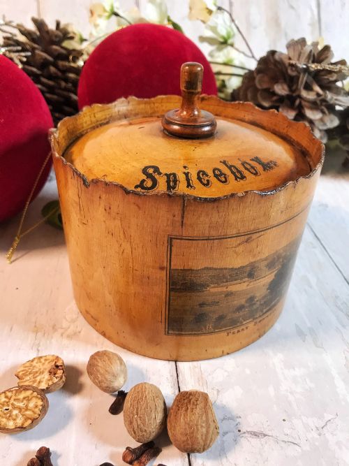 Antique Scottish Spice Box