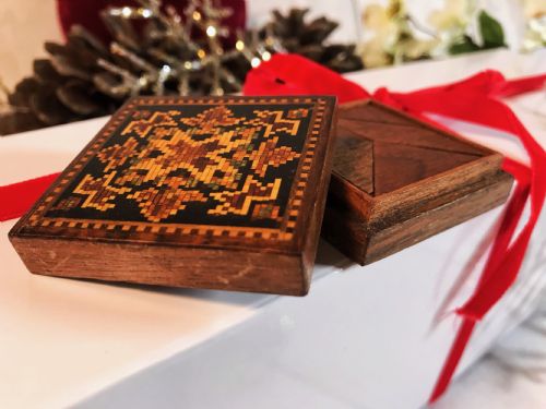 Antique Tunbridge Ware Tangram