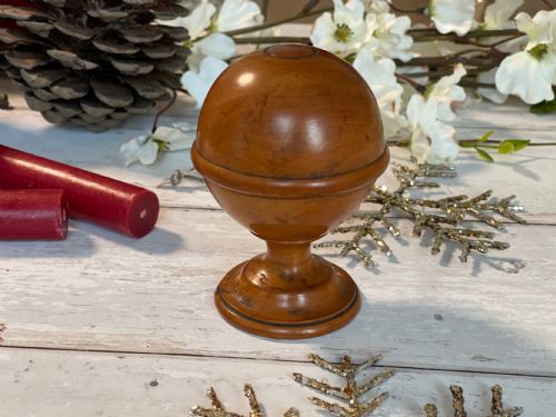 Antique Boxwood Pill Silverer