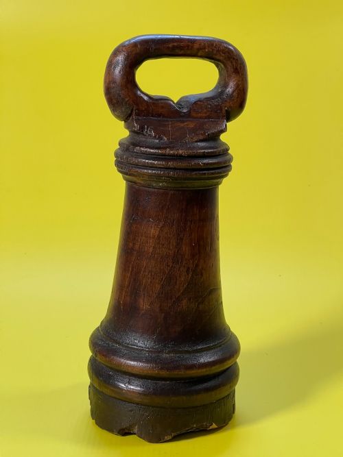 Antique Door Stop - Bell Weight Shaped