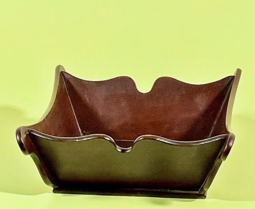 A GEORGIAN MAHOGANY DEEP CONTAINER FOR FRUIT NUTS ETC - ADDITIONAL PHOTO 4