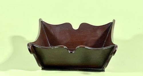 A GEORGIAN MAHOGANY DEEP CONTAINER FOR FRUIT NUTS ETC - ADDITIONAL PHOTO 5