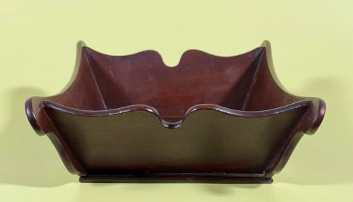A GEORGIAN MAHOGANY DEEP CONTAINER FOR FRUIT NUTS ETC - ADDITIONAL PHOTO 6