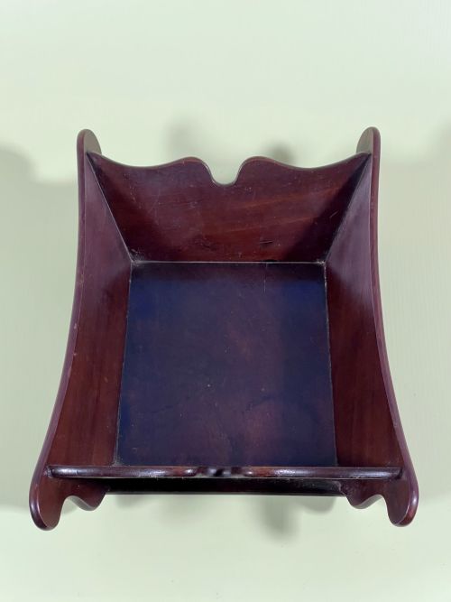 A GEORGIAN MAHOGANY DEEP CONTAINER FOR FRUIT NUTS ETC - ADDITIONAL PHOTO 8