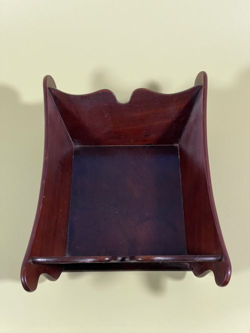 A GEORGIAN MAHOGANY DEEP CONTAINER FOR FRUIT NUTS ETC - ADDITIONAL PHOTO 9
