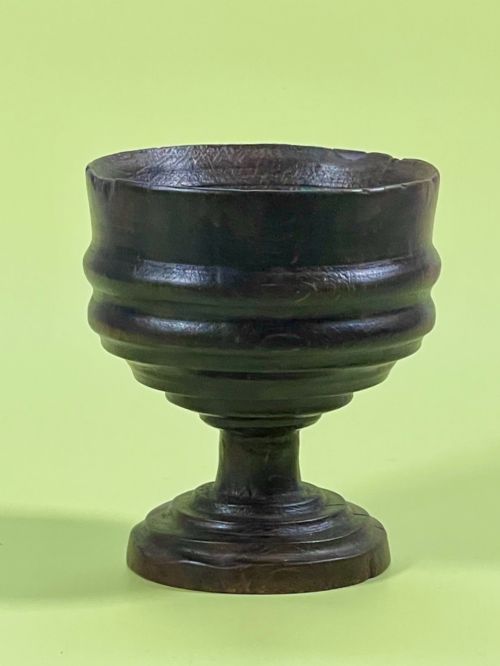 Antique Treen Master Salt