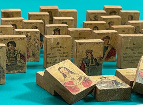Antique Bricks - Complete Kings & Queens with Historical References