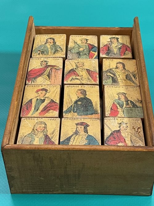 fig 1. Antique Bricks - complete Kings & Queens with Historical references