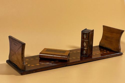 fig 1. Antique Killarney Folding Book Holder