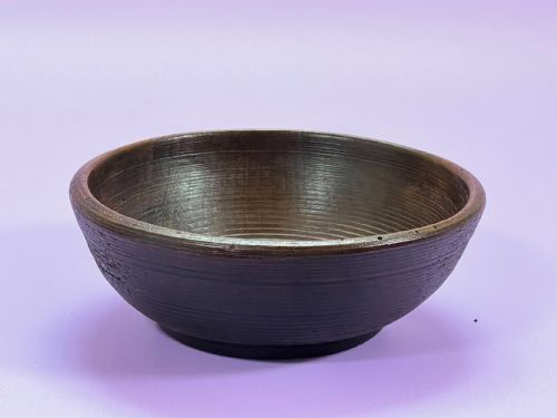 ANTIQUE TREEN BOWL - ADDITIONAL PHOTO 3