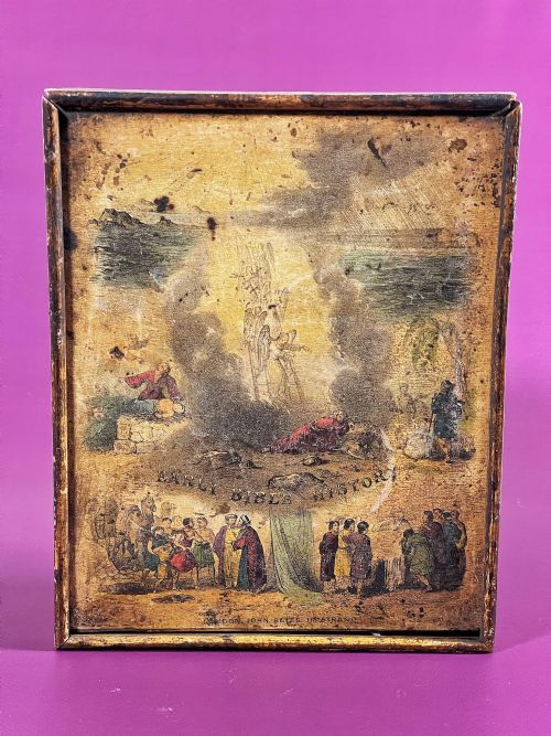 ANTIQUE DISSECTED PUZZLE COMPLETE IN ORIGINAL BOX WITH PICTURE GUIDE - ADDITIONAL PHOTO 2
