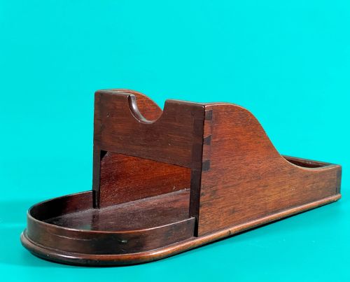 a georgian mahogany wine slope or cradle - CATEGORY: ANTIQUE MISCELLANEOUS - DATED GEORGIAN