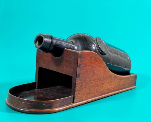 A GEORGIAN MAHOGANY WINE SLOPE OR CRADLE - ADDITIONAL PHOTO 1