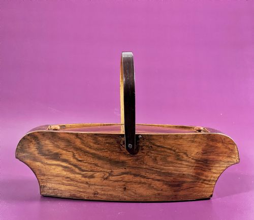 A GEORGIAN ROSEWOOD PANNIER BOX DOUBLE OPENING WITH TWO LIDS - ADDITIONAL PHOTO 2