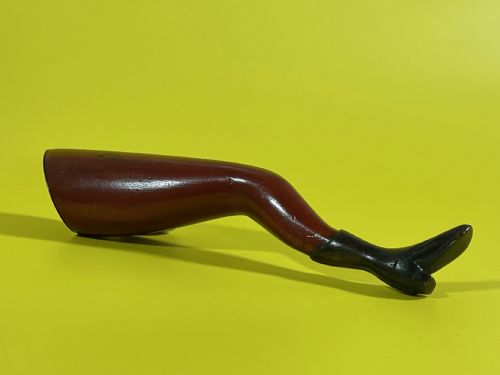 ANTIQUE KNITTING SHEATH LADIES LEG BOOT - ADDITIONAL PHOTO 1