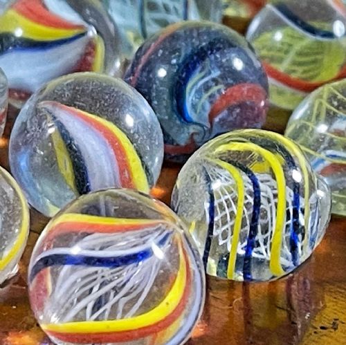 ANTIQUE SOLITAIRE BOARD ANTIQUE MARBLES - ADDITIONAL PHOTO 2