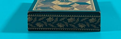 ANTIQUE TUNBRIDGE WARE DESK PAPERWEIGHT - ADDITIONAL PHOTO 3