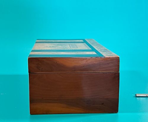 ANTIQUE IRISH KILLARNEY WARE BOX - ADDITIONAL PHOTO 1