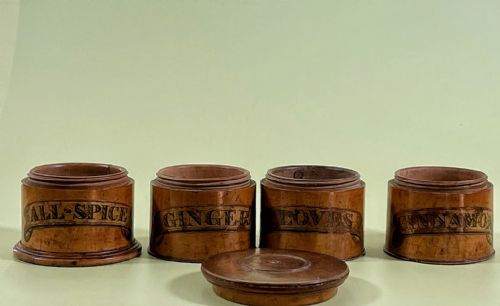 ANTIQUE FOUR TIER SPICE TOWER - ADDITIONAL PHOTO 1