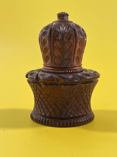 antique table nutmeg grater - CATEGORY: ANTIQUE MISCELLANEOUS - DATED 19TH CENTURY