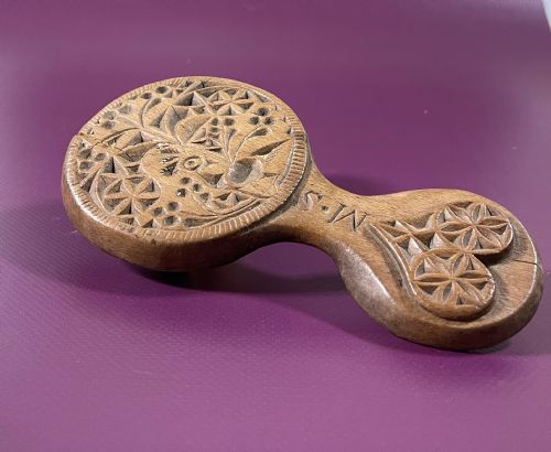 ANTIQUE LOLLIPOP BUTTER STAMP FOUR DIFFERENT DESIGNS - ADDITIONAL PHOTO 3