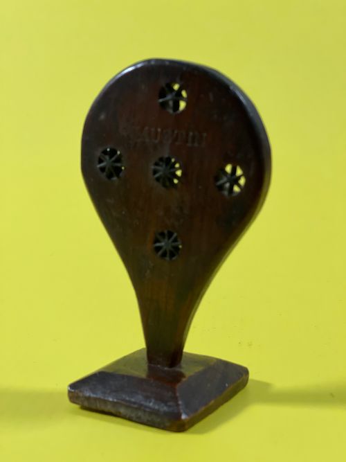 ANTIQUE TREEN STRAW SPLITTER J AUSTIN - ADDITIONAL PHOTO 5