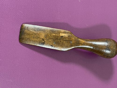 ANTIQUE YEW WOOD KNIFETOOL - ADDITIONAL PHOTO 1