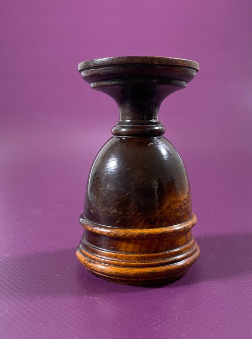 ANTIQUE LABURNUM DUCK EGG CUP LARGE SIZE - ADDITIONAL PHOTO 2