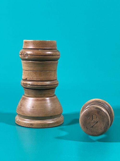 ANTIQUE SPICE MORTAR GRINDER - ADDITIONAL PHOTO 1