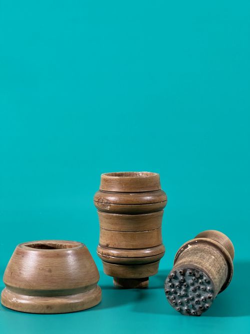 ANTIQUE SPICE MORTAR GRINDER - ADDITIONAL PHOTO 6