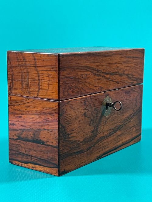 ANTIQUE ROSEWOOD APOTHECARY OR SCENT BOX - ADDITIONAL PHOTO 1