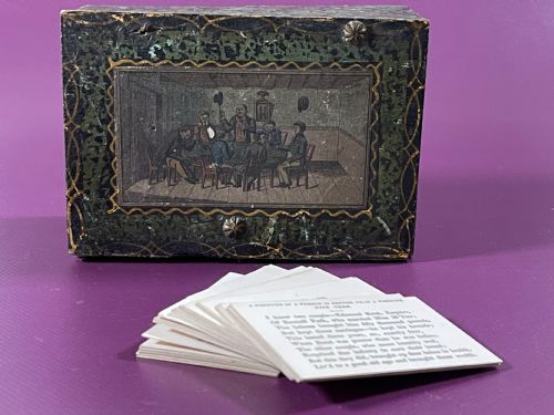 AN UNUSUAL SET OF BOXED PROVERBADAGE CARDS - ADDITIONAL PHOTO 8
