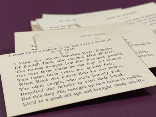 AN UNUSUAL SET OF BOXED PROVERBADAGE CARDS - ADDITIONAL PHOTO 9