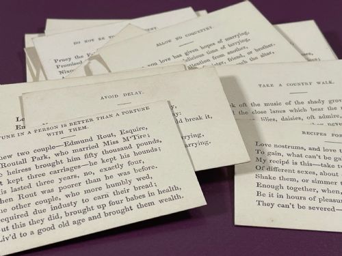 AN UNUSUAL SET OF BOXED PROVERBADAGE CARDS - ADDITIONAL PHOTO 10